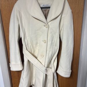 Kenneth Cole Women's Cream Coat
